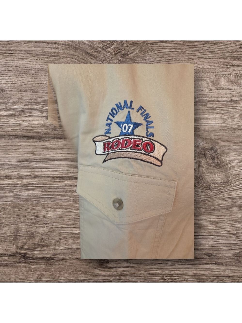Men's Wrangler 2007 National Finals Rodeo Button Up Shirt Size XL - Picture 4 of 7